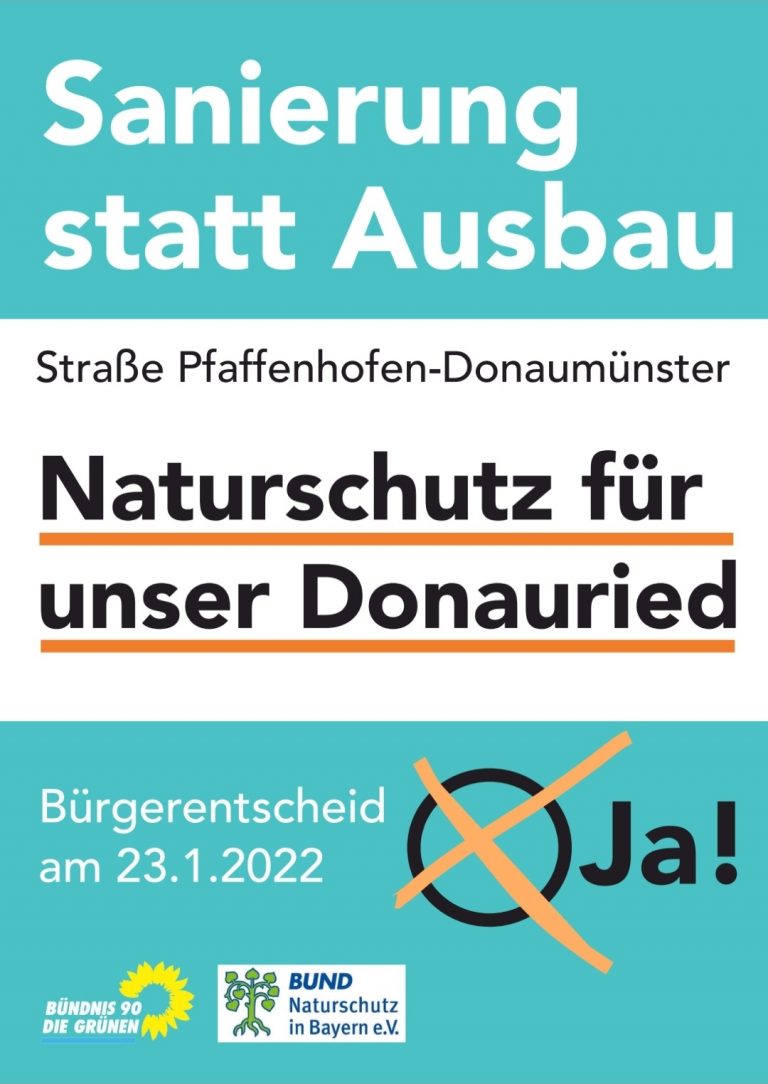 Mehr Naturschutz für unser Donauried!