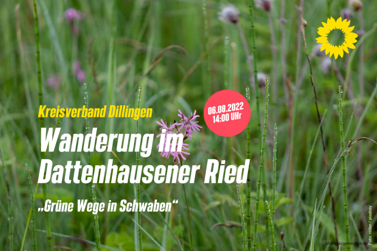 „Grüne Wege in Schwaben“ – Wanderung im  Dattenhausener Ried