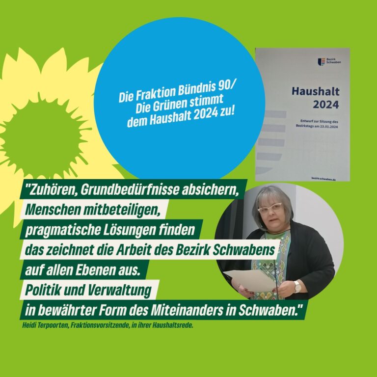 Haushaltsrede 2024 im Bezirkstag