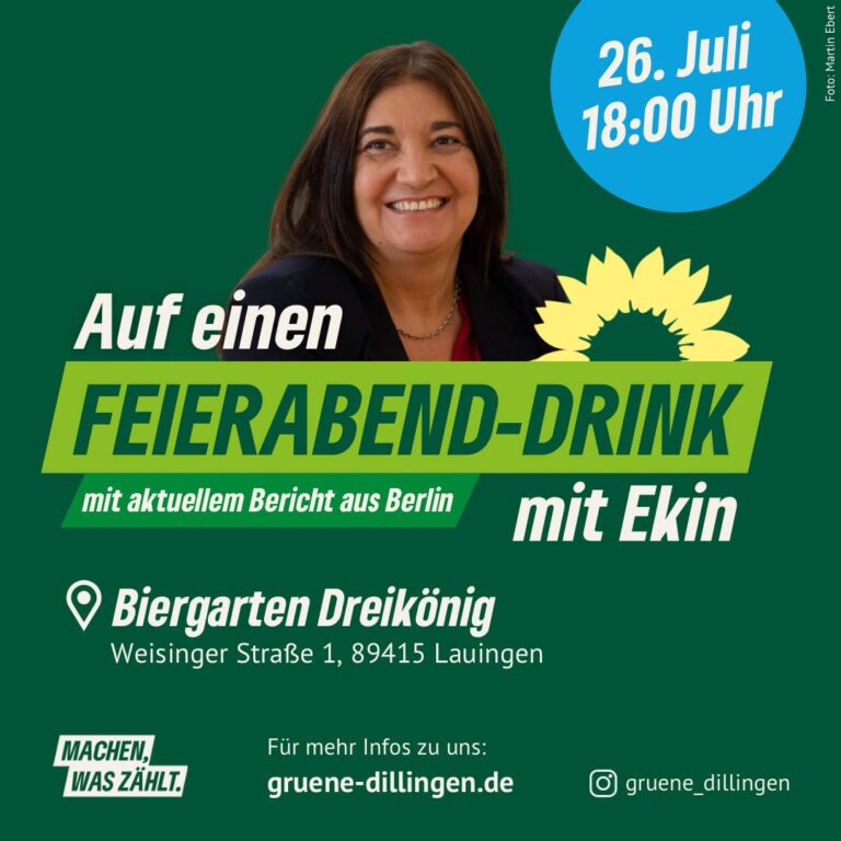 Auf ein Feierabend-Drink mit Ekin