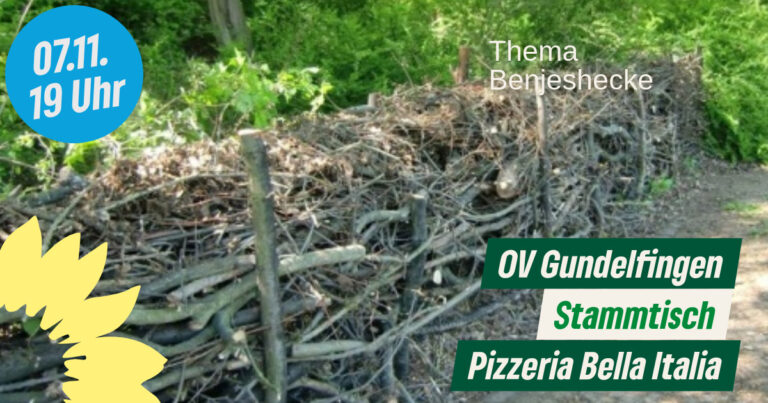 Stammtisch – Thema: Benjeshecke