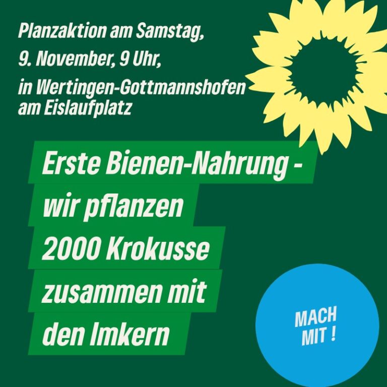Pflanzaktion in Wertingen-Gottmannshofen